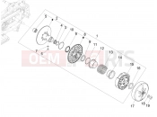 PIAGGIO Beverly 300 Deep Black E5 MY23 (EU) Driven pulley