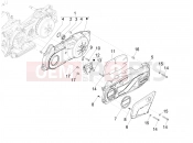 PIAGGIO Beverly 300 Deep Black E5 MY23 (EU) Crankcase cover - Crankcase cooling
