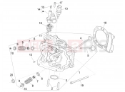 PIAGGIO Beverly 300 Deep Black E5 MY23 (EU) Head unit - Valve