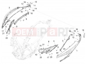 PIAGGIO Beverly 400 HPE E5 (EU) Side cover - Spoiler