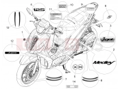 PIAGGIO Medley 125 E5+ (EU) Plates - Emblems