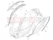 PIAGGIO Medley 125 E5+ (EU) Side cover - Spoiler