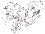 PIAGGIO Medley 200 E5+ (EU) Brakes pipes - Calipers (ABS)