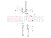 PIAGGIO Medley 200 E5+ (EU) Fork's components (Showa)