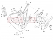 PIAGGIO MP3 310 HPE / HPE Sport E5+ (EU) Front glove-box - Knee-guard panel