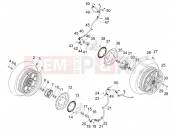 PIAGGIO MP3 310 HPE / HPE Sport E5+ (EU) Front wheel