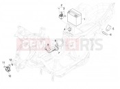 PIAGGIO MP3 310 HPE / HPE Sport E5+ (EU) Remote control switches - Battery - Horn