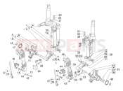 PIAGGIO MP3 400 HPE Classic-Sport E5+ (EU) Fork's components (Mingxing)