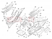 PIAGGIO MP3 530 HPE Exclusive E5+ (EU) Central cover - Footrests