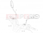 PIAGGIO MP3 530 HPE Exclusive E5+ (EU) Driving mirror/s