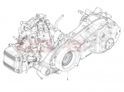 PIAGGIO MP3 530 HPE Exclusive E5+ (EU) Engine assembly