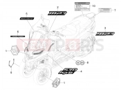 PIAGGIO MP3 530 HPE Exclusive E5+ (EU) Plates - Emblems
