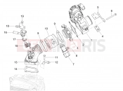 PIAGGIO MP3 530 HPE Exclusive E5+ (EU) Throttle body - Injector - Induction joint