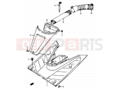 SUZUKI AP50 R (1994) (R/S/T) 33 - REAR LEG SHIELD