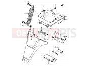 SUZUKI AP50 S (1995) (R/S/T) 42 - REAR FENDER
