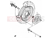 SUZUKI AP50 S (1995) (R/S/T) 36 - FRONT WHEEL