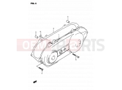SUZUKI AP50 T (1996) (T/7/V) 3 - CRANKCASE LEFT COVER