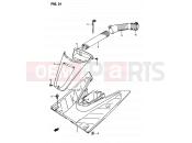 SUZUKI AP50 V (1997) (T/7/V) 31 - REAR LEG SHIELD