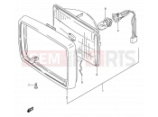 18 - HEADLAMP - Suzuki AX100 V (1997)