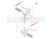 32 - HANDLE LEVER - Suzuki AX100 V (1997)