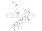 42 - REAR SHOCK ABSORBER (P36) - Suzuki AX100 V (1997)
