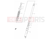 36 - FRONT FORK DAMPER - Suzuki AX100 V (1997)