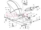 DUCATI 1995 Supersport 400 SS SWING ARM » SWING ARM