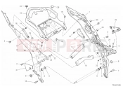 DUCATI Multistrada 1260 S Touring REAR FRAME COMP.