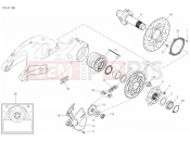 DUCATI Multistrada 1260 S Touring HUB, REAR WHEEL