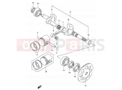 SUZUKI AY50 K1 (2001) Katana 4B - CRANKSHAFT (MODEL AY50 K3/K4)