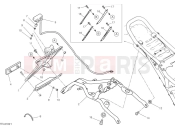 DUCATI 2025 Desert X License plate holder