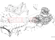 DUCATI Desert X Rally Cooling circuit
