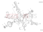 DUCATI Desert X Rally Crankshaft