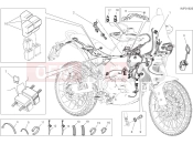 DUCATI Desert X Rally Vehicle electric system