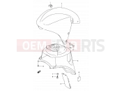 SUZUKI AY50 K1 (2001) Katana 33 - FRONT FENDER (MODEL K1)