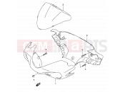 SUZUKI AY50 K1 (2001) Katana 35B - HANDLE COVER (MODEL AY50W K4)