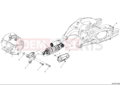 DUCATI 2025 Panigale V2 Rear shock absorber