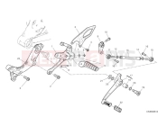 DUCATI 2025 Panigale V2 Left footrest