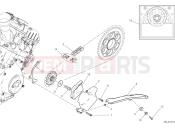 DUCATI 2025 Panigale V4 S Front sprocket & chain