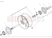 DUCATI 2025 Panigale V4 S Rear wheel