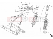 DUCATI Monster 600 REAR SHOCK ABSORBER » SWING ARM