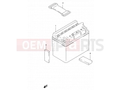 SUZUKI AY50S K4 (2004) Katana 17A - BATTERY (MODEL K3/K4)