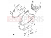SUZUKI AY50S K4 (2004) Katana 30C - FRONT LEG SHIELD (MODEL K4)