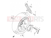 SUZUKI AY50S K4 (2004) Katana 44B - REAR WHEEL (MODEL AY50)