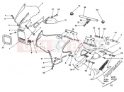 DUCATI 1995 Supersport 600 SS DM 003552&GT; FAIRING » PLASTICS