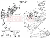 Rear electrical system - Motoguzzi V100 Mandello E5 (EU) 2022