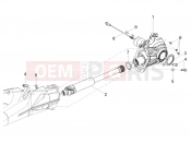 Rear transmission - Motoguzzi V100 Mandello E5 (EU) 2022