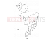 SUZUKI AY50W K3 (2003) Katana 12D - TRANSMISSION (1) (MODEL AY50 K2, SEE NOTE)