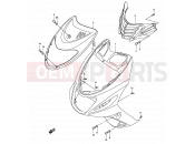 SUZUKI AY50W K3 (2003) Katana 30B - FRONT LEG SHIELD (MODEL K3)
