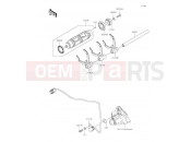 KAWASAKI NINJA H2 SX SE (ZX1002BKF) Gear Change Drum/Shift Fork(s)